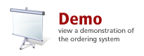 View a demonstration of the ordering system.