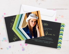 Retro Leaather Grad Card