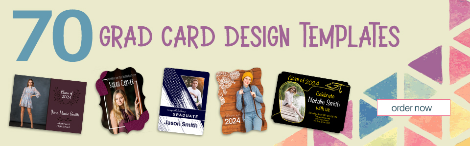 70 Grad Card Design Collections