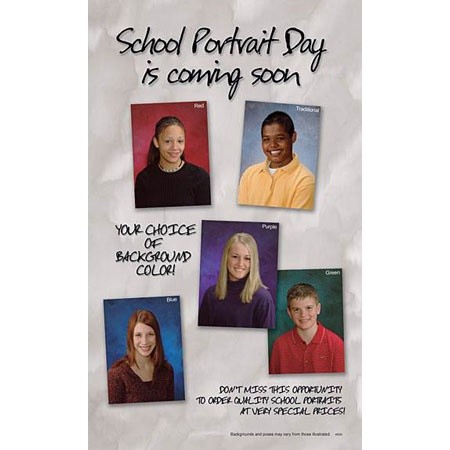 P1010  School Portrait Day is Coming Soon!-5" Pocket