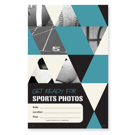 P1107  Get Ready For Sports Photos Poster