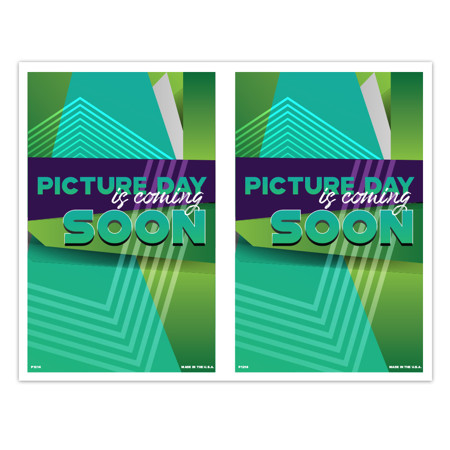 P1214  Picture Day is Coming Soon 2-Up Picture Day Notice