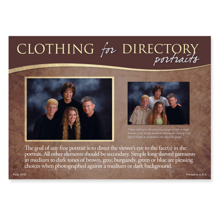 PCD1070  Clothing for Directory Portraits