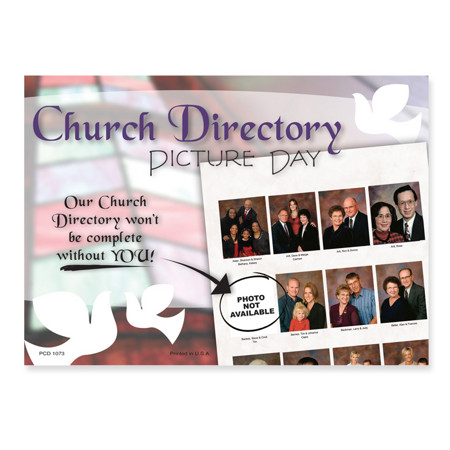 PCD1073  Celebrating Faith Church Picture Appt. Card