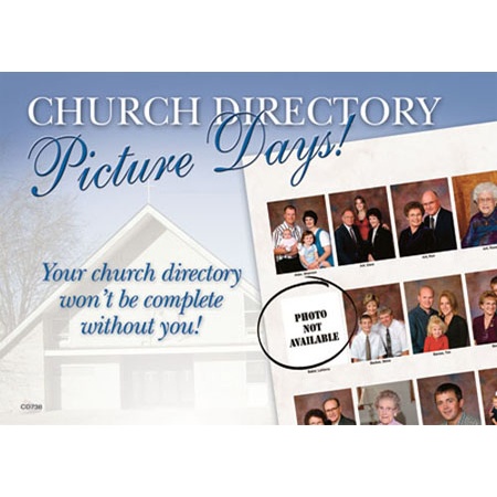 PCD738  Church Picture Appt. Card