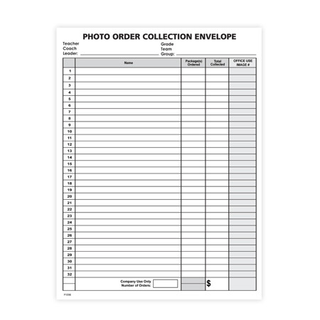 p1098  Collection Envelope