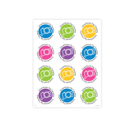 P1116  12-up School Picture Reminder Stickers