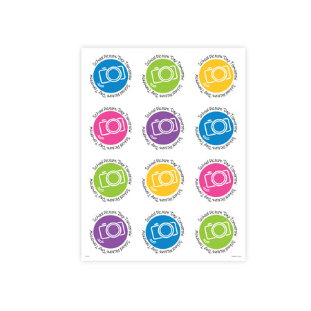 P1116  12-up School Picture Reminder Stickers