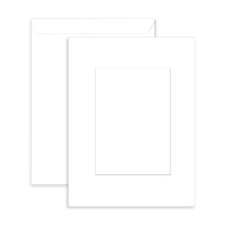 P1146  Latex Gum Portrait Delivery Envelope with Window