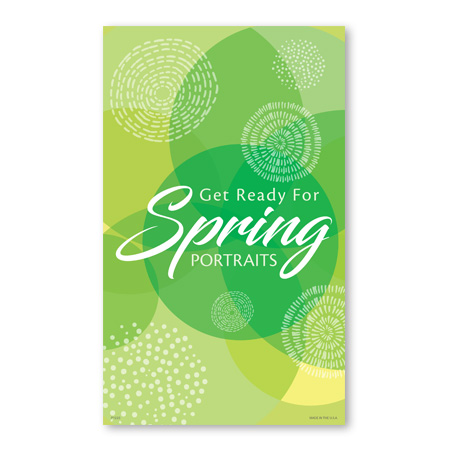 P1223  Prepay Get Ready For Spring Portraits Flyer-5" Pocket