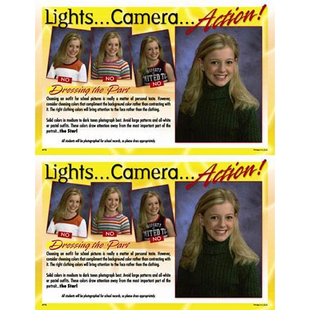 P779  2-up Picture Day Notice (with clothing suggestions)