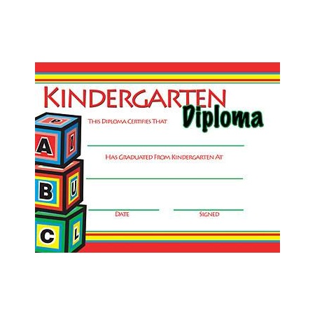 P879  Kindergarten Diploma