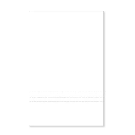 P972  Blank Prepay Flyer 4" Pocket