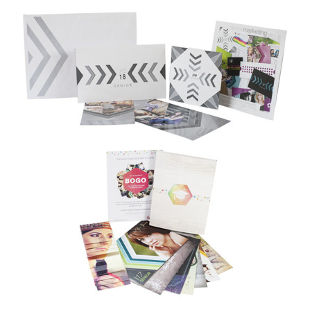 Senior18Both  Senior Grad Card Sales Kit & Senior 2018 Sample Pack